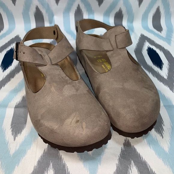 birkenstock clog with heel strap